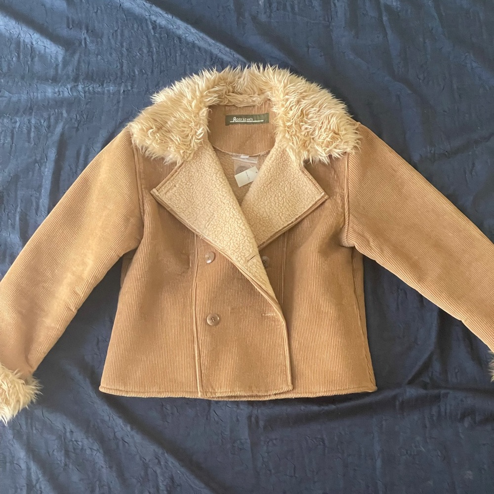 Rosy Love’s Light Brown Corduroy Jacket Size XL
